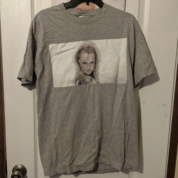 Custom Made Never Worn Britney Spears Scream & Shout Short Sleeve T-shirt OOAK L - Picture 1 of 3